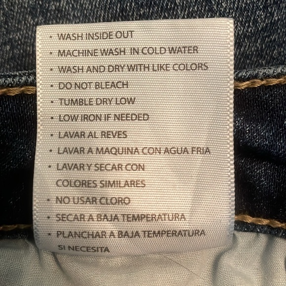 KanCan Jeans Distressed Button Fly Blue Jeans - Picture 14 of 15